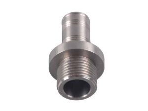 CNC Milled Aluminum 6061 Hose Fitting Straight Male Adaptor