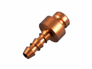 CNC Milled Brass Hose Tail Custom Hose Barb Hose Insert