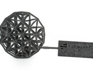 MJF 3D Printed Strut Lattices TPU Cube with Raw Finish