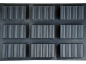 SLA 3D Printed Dark Tough Resin Panel Fine Polished