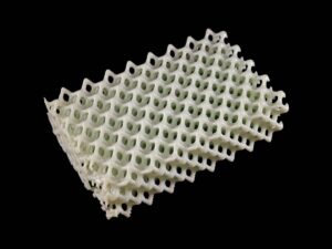 DLP 3D Printed EPU Resin Lattice Sample Block