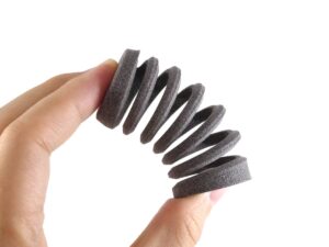 SLS 3D Printed PP Spring Raw Finishing