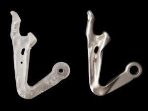 SS304 Bionic Mechanical Part Cast from SLA 3D Printed Resin Pattern