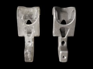 Topology Optimized Mechanical Part Cast from SLA 3D Printed Resin Pattern