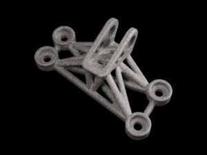 MJF 3D Print PP Engineering Structural Component Raw Finish