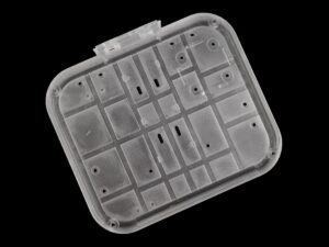 SLA 3D Printed Frosted Clear Resin Storage Case Cover