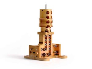 CNC Milled Brass Connector Jack Mount with Nuts and Bolts