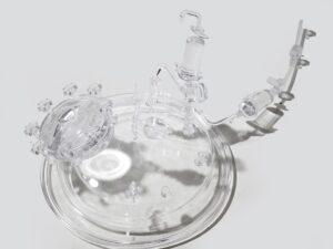 SLA 3D Printed Clear Resin Medical Prototype Infusion Set