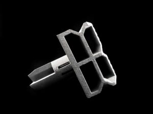 DMLS 3D Printed Titanium Sample with Geometric Design