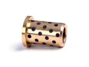 CNC Machined Graphite Plugged Oilless Bronze Bushing