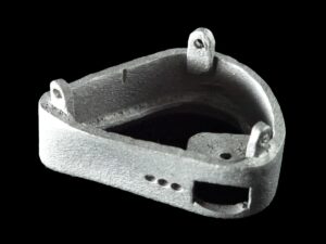 SLM 3D Printed Stainless Steel Wireless Earbud PCB Holder