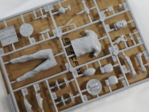 SLA 3D Printed Male Figure Model Kit Wall Decoration