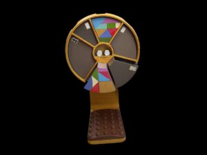 SLA 3D Printed Puzzle Wheel Toy Resin Prototype
