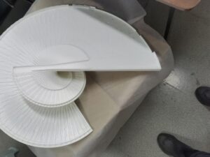 SLA 3D Printed Resin Spiral Opera House Architectural Model