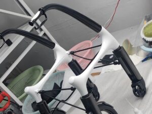 SLA 3D Printed Rollator Walker Resin Scaled-down Prototype