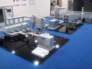 SLA 3D printed Chemical Plant Scaled-down Prototype