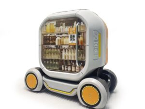 SLA 3D Movable Unmanned Vending Machine Prototype